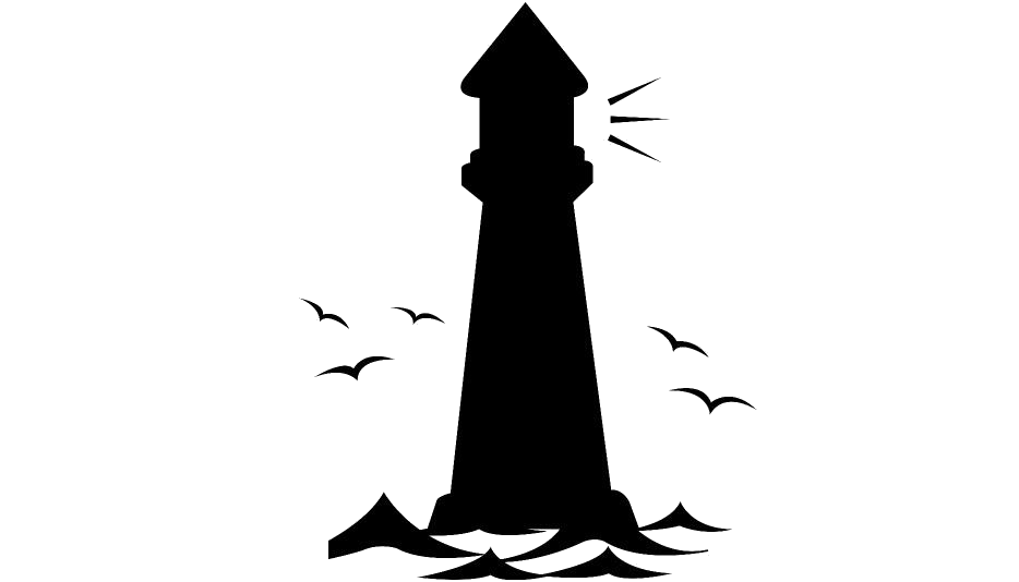 Lighthouse Silhouette PNG Isolated HD Pictures