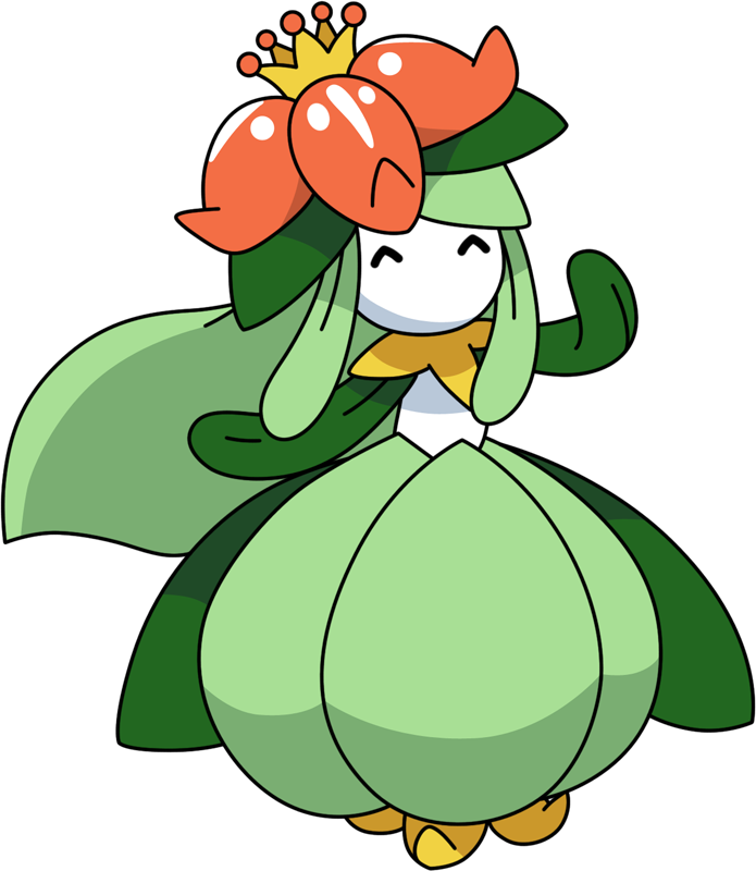 Lilligant Pokemon PNG Isolated Clipart