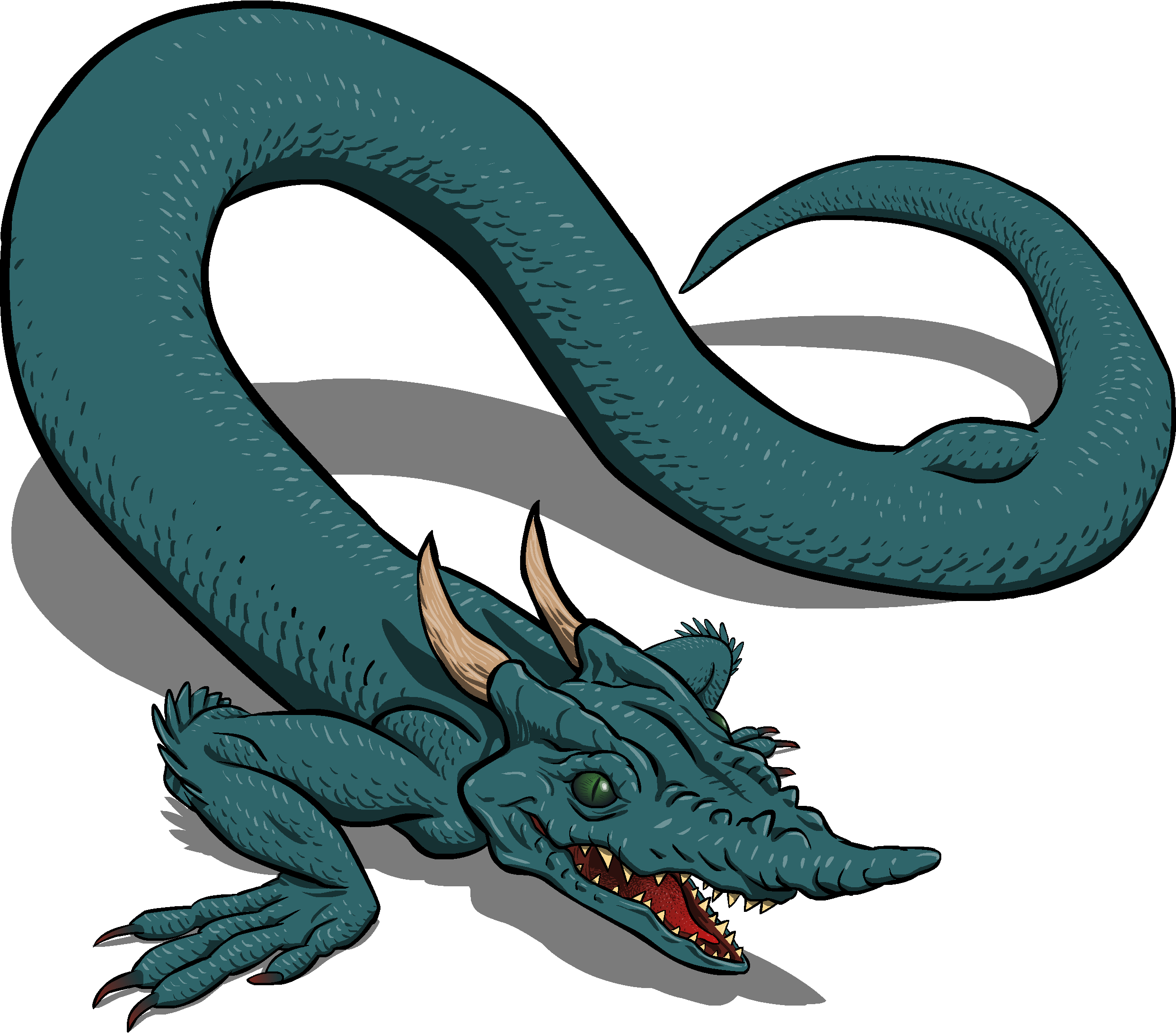 Lindworm Dragon PNG Pic