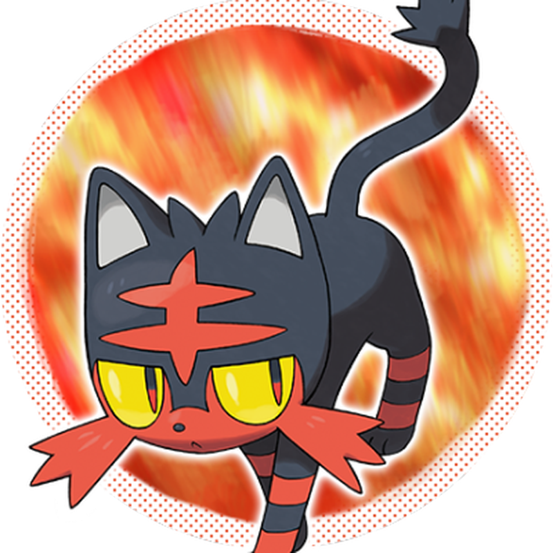 Litten Pokemon Background Isolated PNG