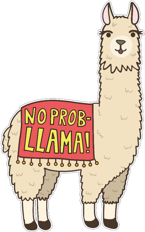 Llama PNG Isolated File