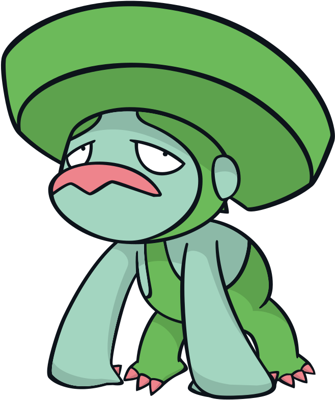 Lombre Pokemon PNG Isolated HD