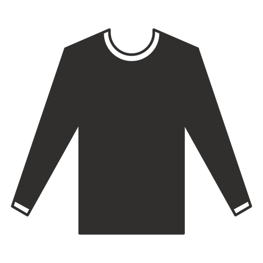 Long Sleeve Crew Neck T-Shirt PNG Clipart