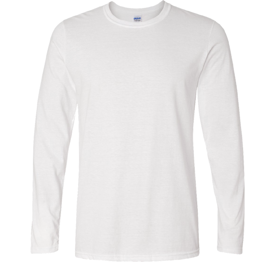 Long Sleeve Crew Neck T-Shirt PNG Image