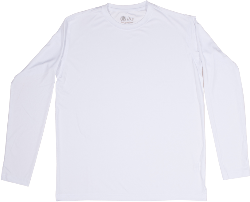 Long Sleeve Crew Neck T-Shirt PNG Isolated Image