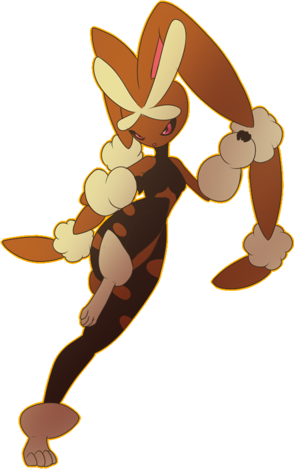 Lopunny Pokemon Transparent Isolated PNG