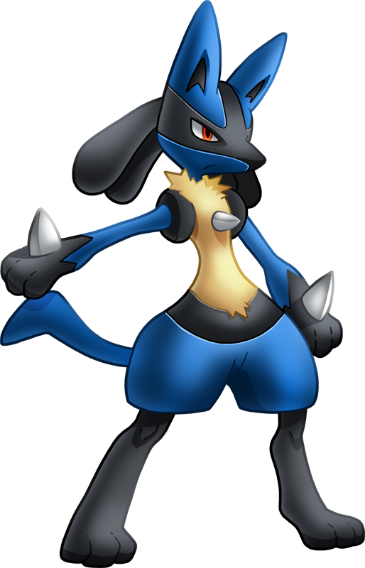 Lucario Pokemon PNG Isolated Photo