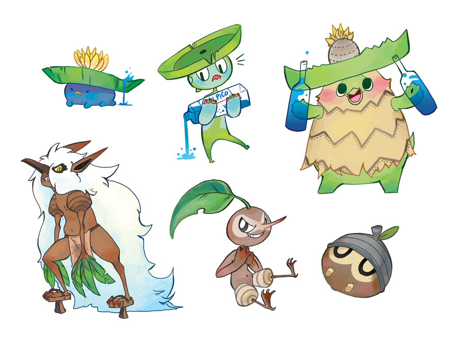 Ludicolo Pokemon PNG Isolated Picture