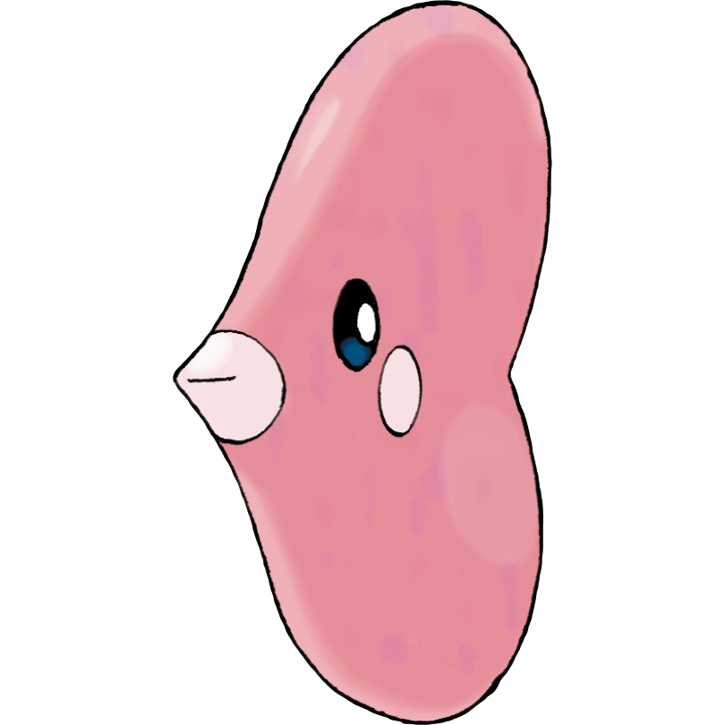 Luvdisc Pokemon PNG HD Isolated