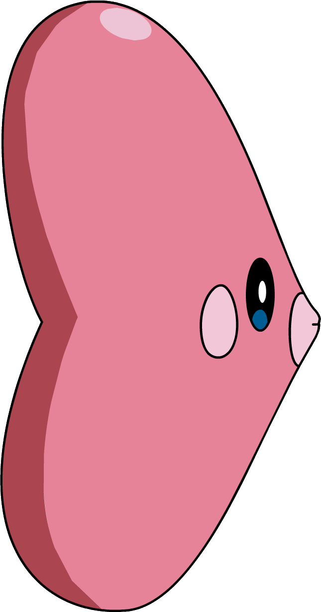 Luvdisc Pokemon PNG Picture