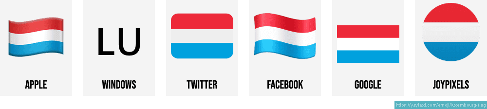 Luxembourg Flag PNG Clipart