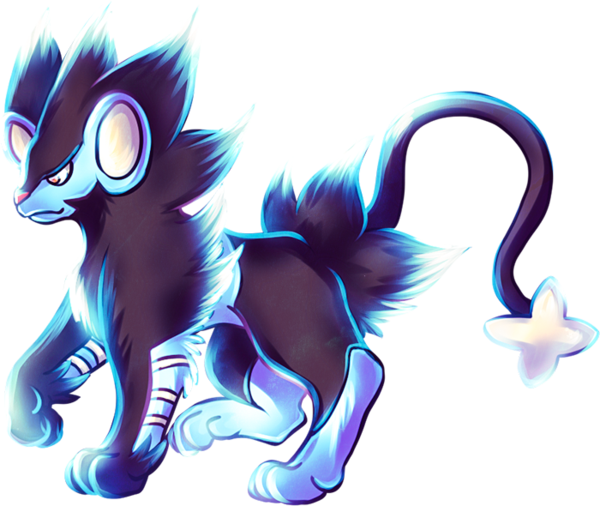 Luxray Pokemon PNG Isolated Transparent Image
