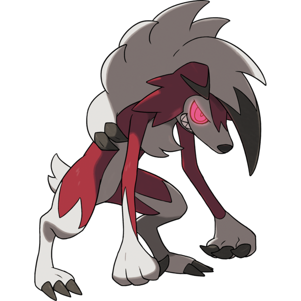 Lycanroc Pokemon Download PNG Isolated Image
