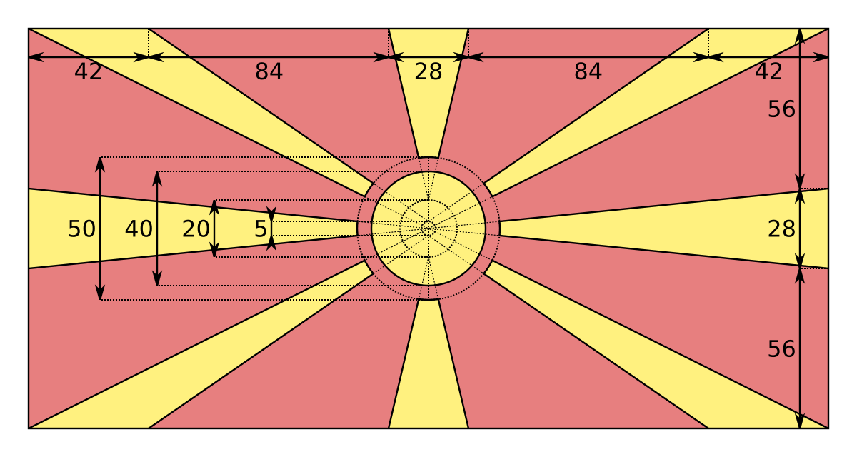 Macedonia Flag PNG Isolated File