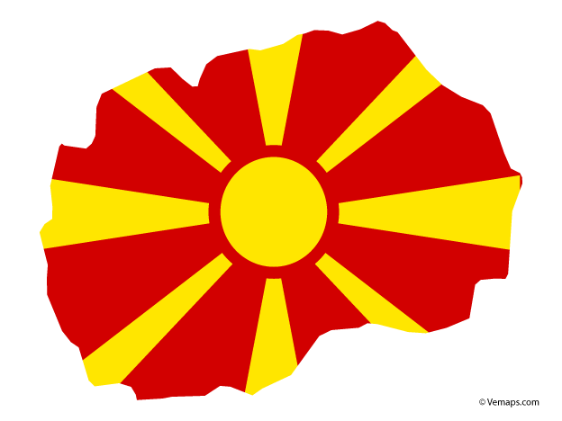 Macedonia Flag PNG Isolated Photo