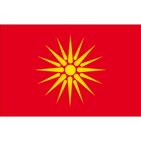 Macedonia Flag PNG Photo