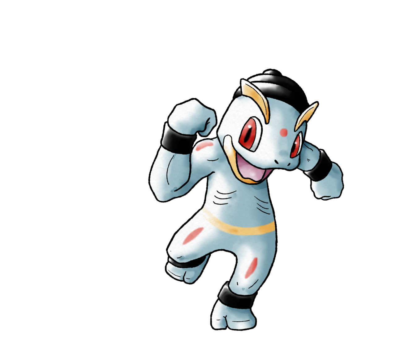 Machop Pokemon PNG Isolated Pic