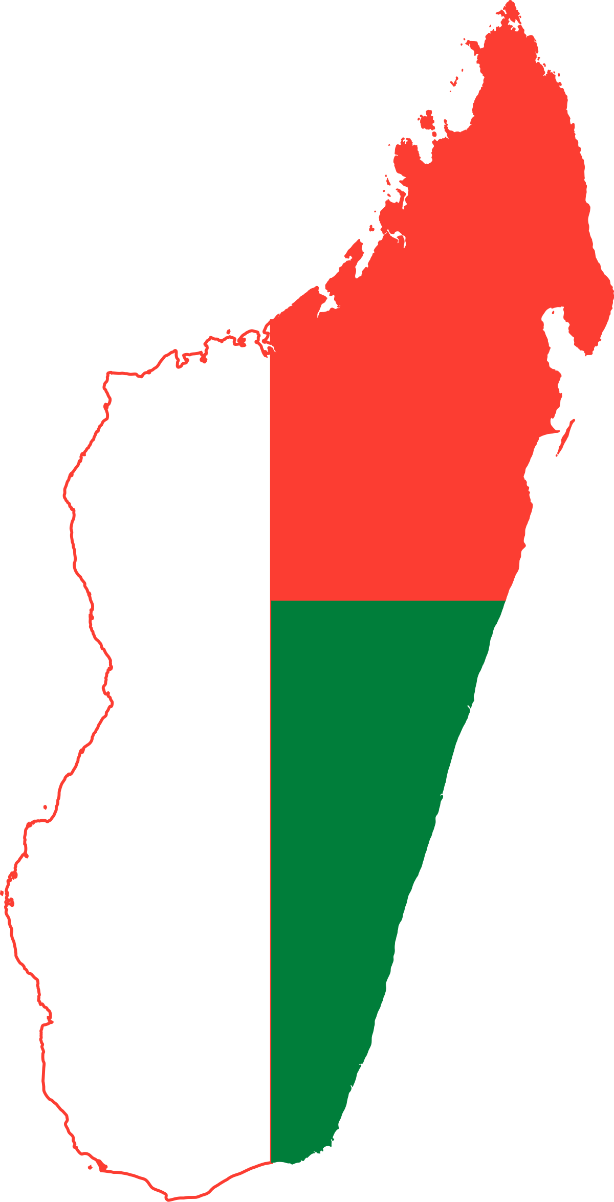 Madagascar Flag PNG Clipart