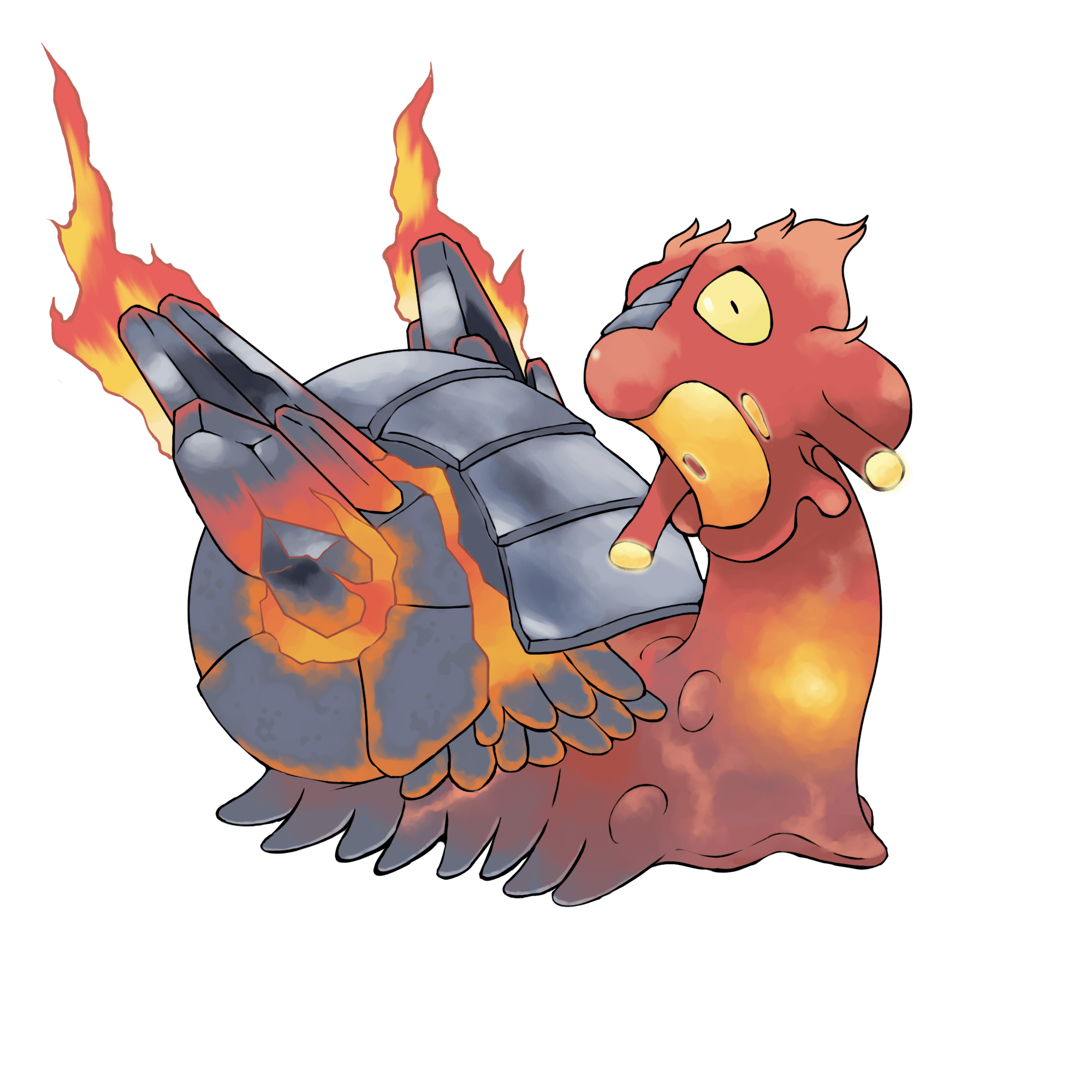 Magcargo Pokemon PNG Isolated File