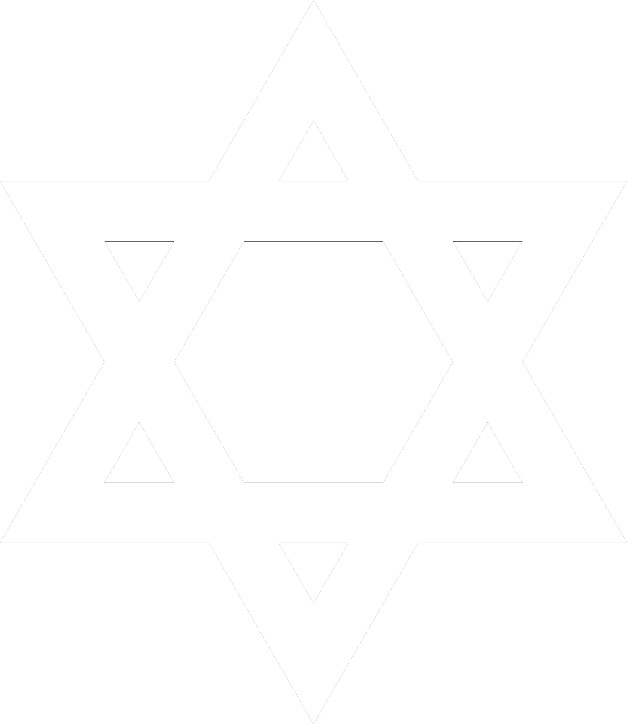 Magen David PNG Isolated Transparent
