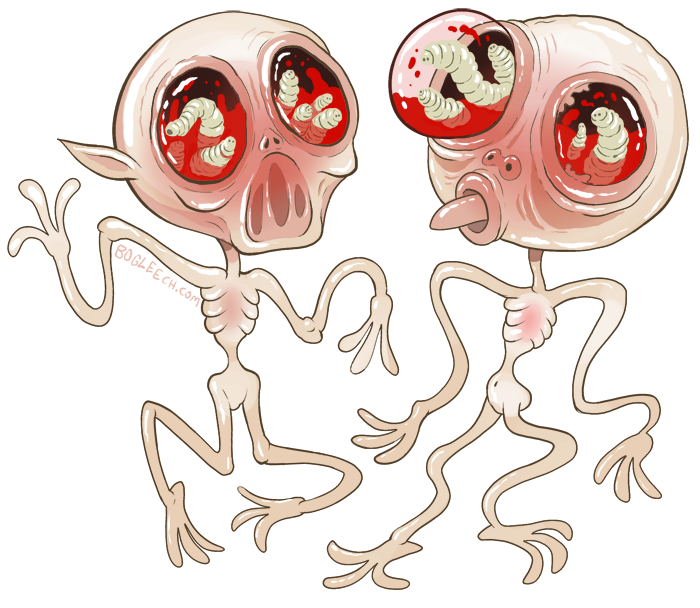 Maggots PNG Isolated Pic