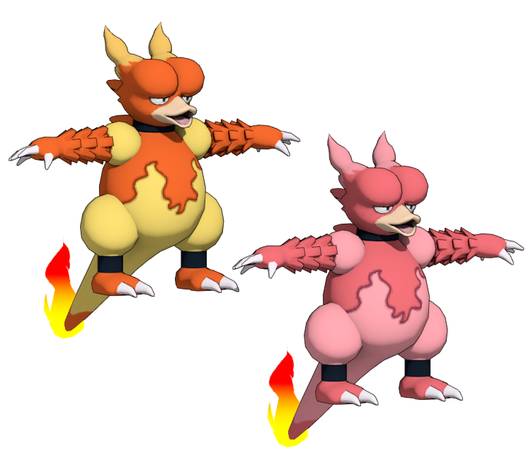 Magmar Pokemon Transparent Isolated PNG