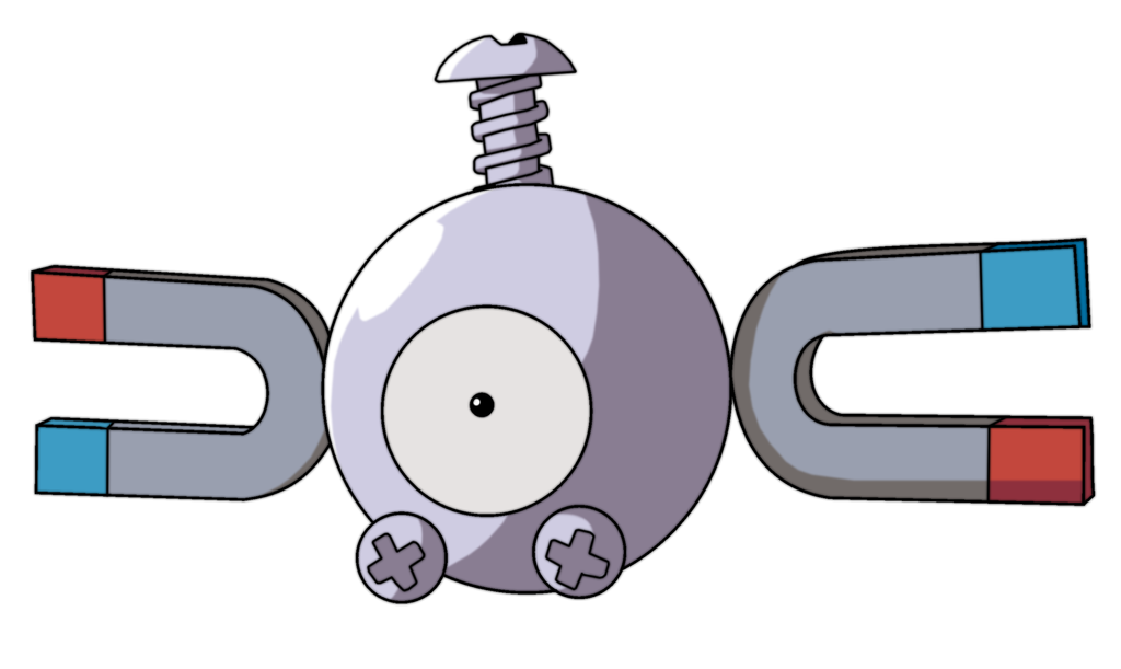 Magnemite Pokemon PNG Clipart