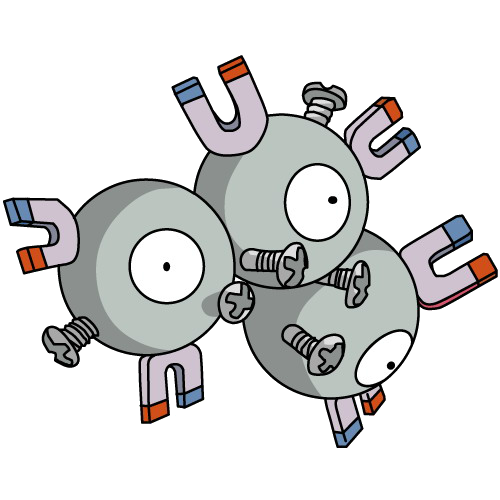 Magneton Pokemon PNG Isolated HD