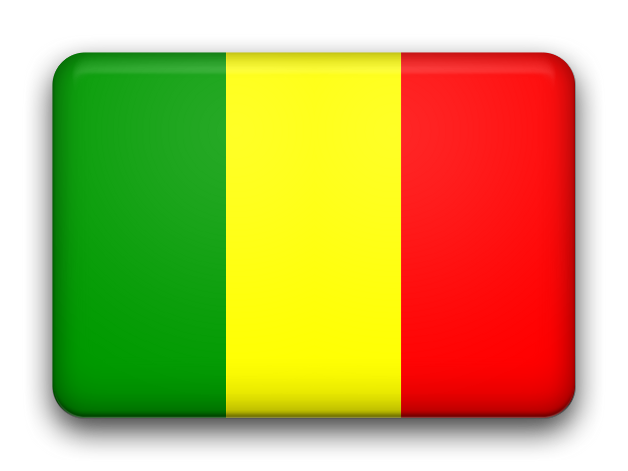Mali Flag PNG Isolated File