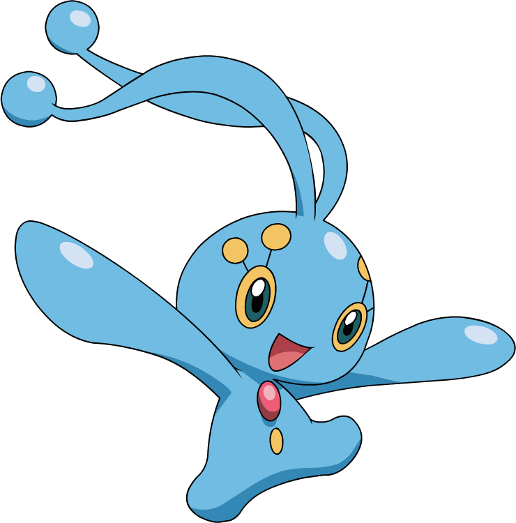 Manaphy Pokemon PNG Isolated Clipart