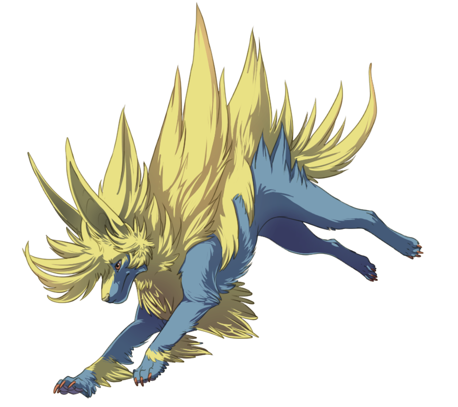 Manectric Pokemon PNG Isolated Free Download