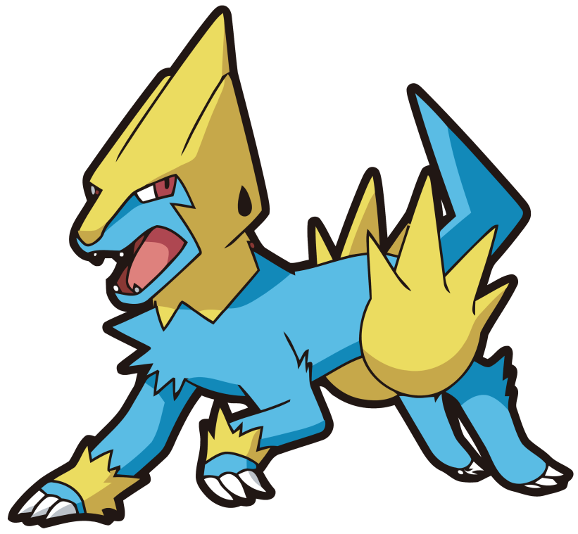Manectric Pokemon PNG Isolated HD