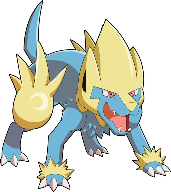 Manectric Pokemon PNG Isolated Pic