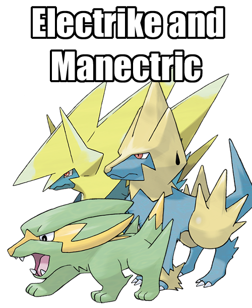 Manectric Pokemon PNG Isolated Transparent