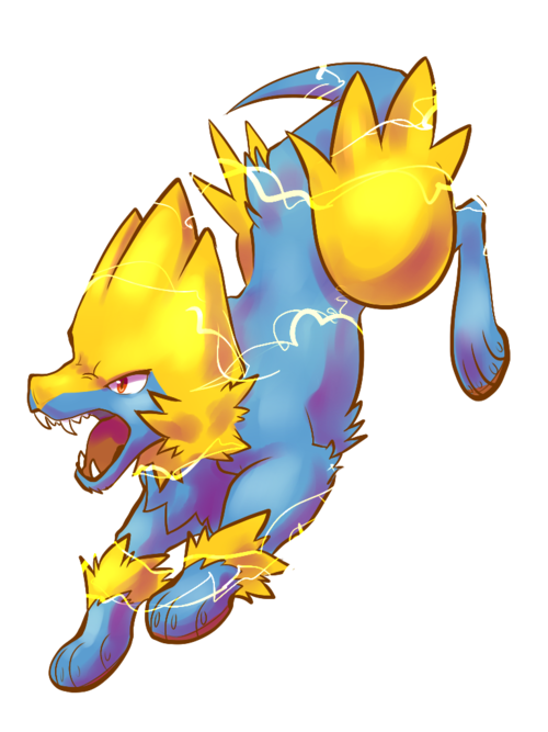 Manectric Pokemon PNG Picture