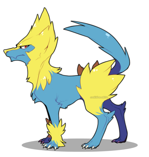 Manectric Pokemon Transparent Isolated PNG