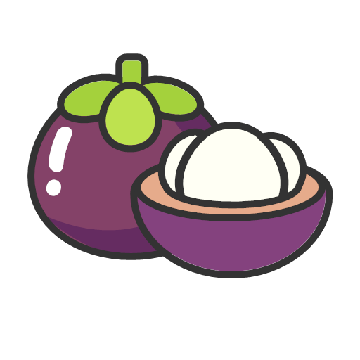 Mangosteen PNG Image