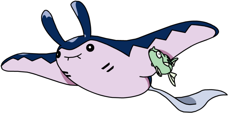 Mantine Pokemon PNG Isolated Clipart