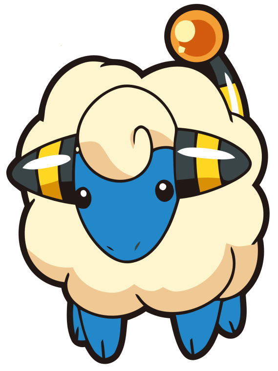 Mareep Pokemon PNG Isolated Pic