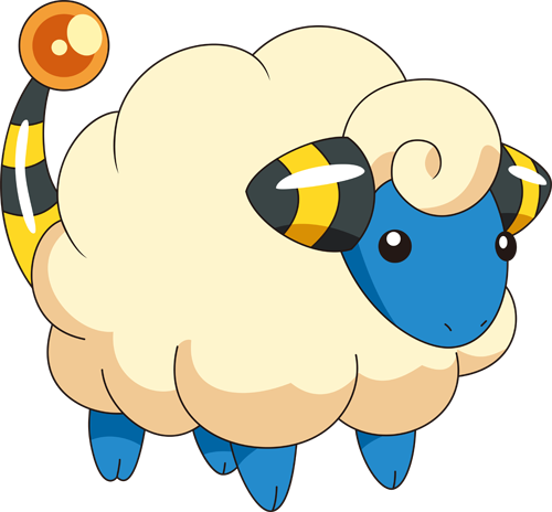 Mareep Pokemon PNG Isolated Picture