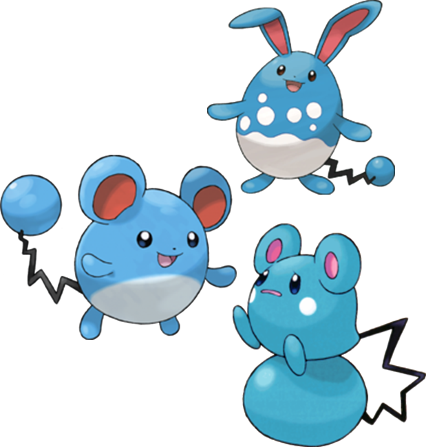 Marill Pokemon PNG Isolated Photos
