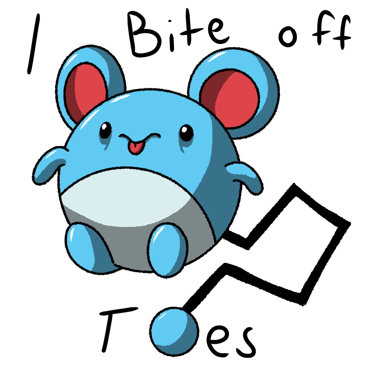 Marill Pokemon PNG Isolated Pic