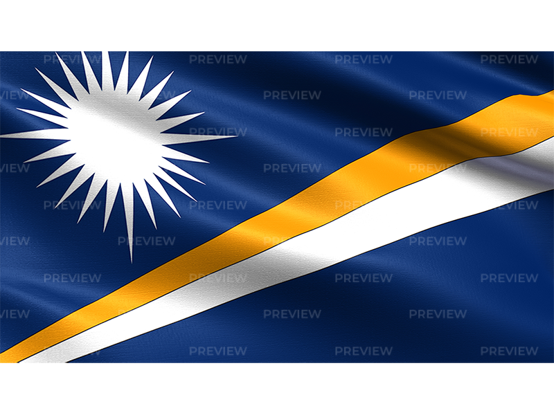 Marshall Islands Flag PNG File
