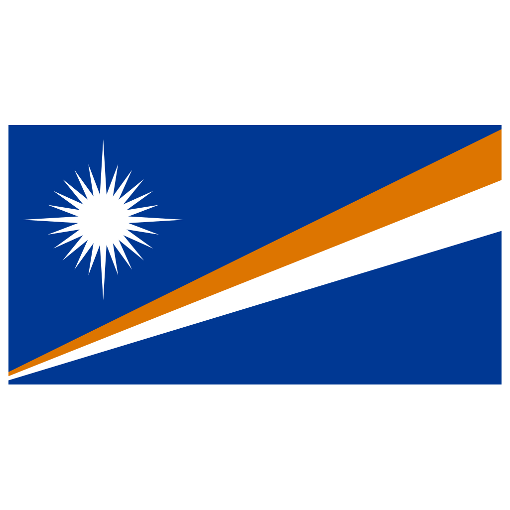 Marshall Islands Flag PNG HD