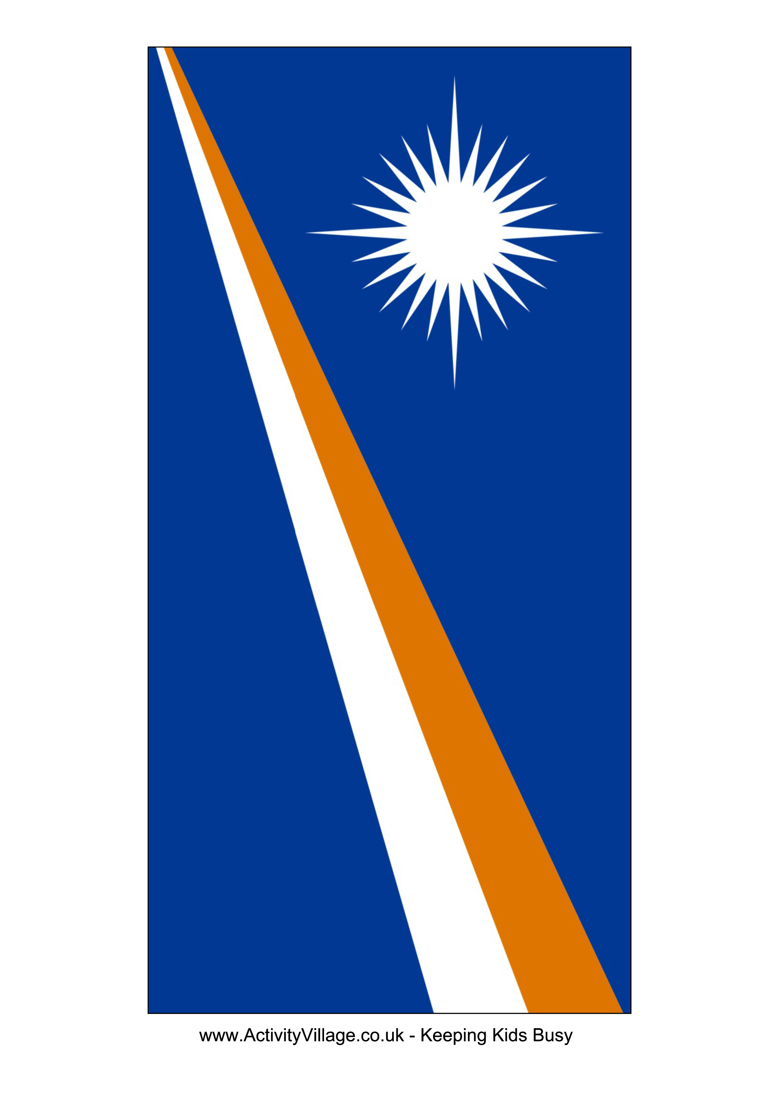 Marshall Islands Flag PNG Picture