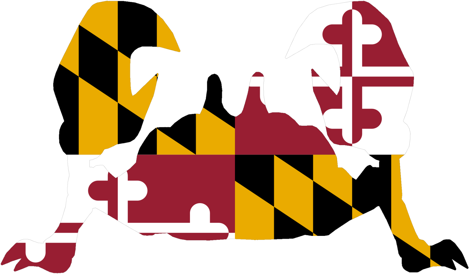 Maryland State Flag PNG HD Isolated