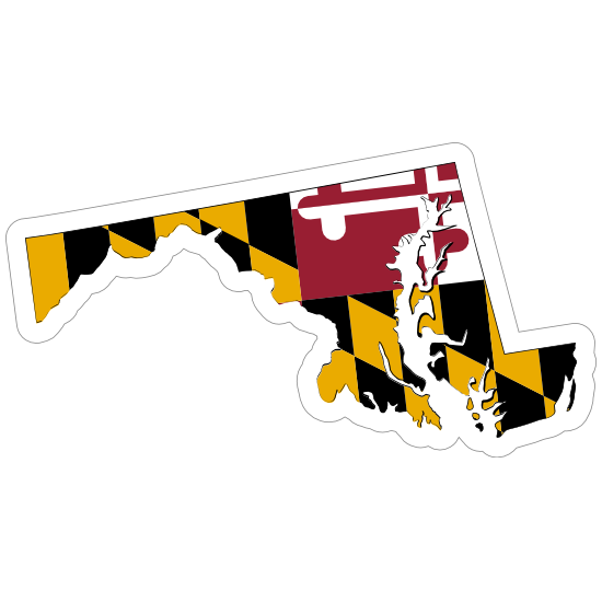 Maryland State Flag PNG Isolated HD