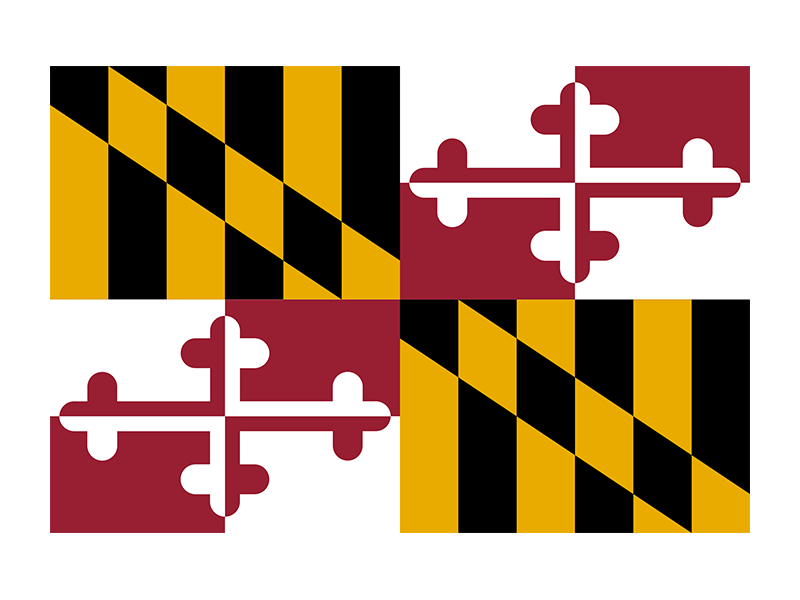 Maryland State Flag PNG Pic