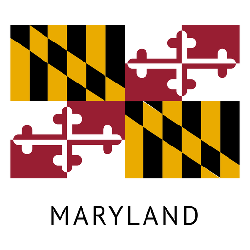 Maryland State Flag PNG Picture