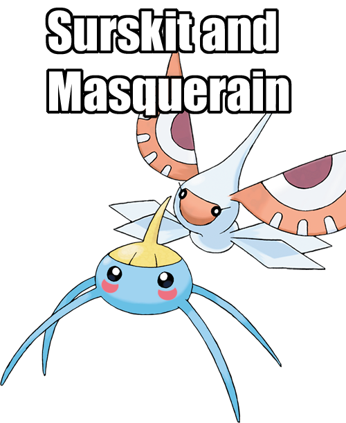 Masquerain Pokemon PNG Isolated Clipart